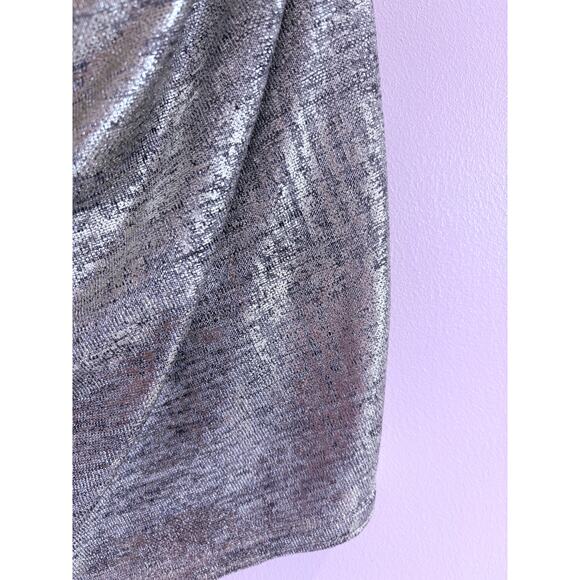 Joseph Ribkoff Gold Metallic Top Size 8 - Picture 10 of 13